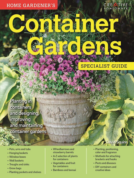 Title details for Container Gardens by David Squire - Available